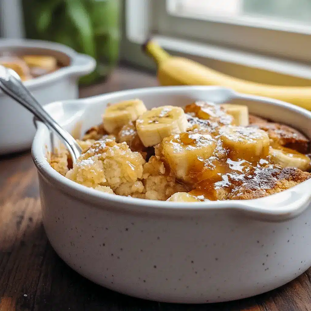 Warm, bubbling Rich Desserts style Banana Foster Recipe cobbler featuring caramelized Bananas Foster filling and biscuit topping, inspired by Banana Coffee Cakes, ideal for anyone craving an elegant Banana Dessert from classic Cobbler Recipes, straight out of How Sweet Eats flair and made for Indulgent Desserts and Decadent Desserts lovers.