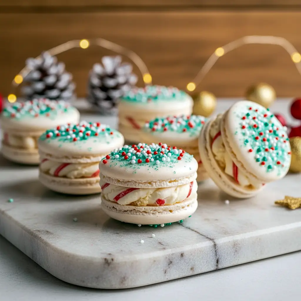 Decorated green Fun Holiday Treats To Make shaped like trees, a festive Christmas Recipe Dessert perfect for gifting as Macaron Gift Ideas, featuring cute Holiday Macarons Christmas designs, ideal Xmas Macarons for parties, great for Christmas Baking To Sell, styled as a mini Macaron Christmas Tree, inspired by a fun Christmas Macaroons Recipe, and matching cozy Christmas Themed Baking aesthetics.