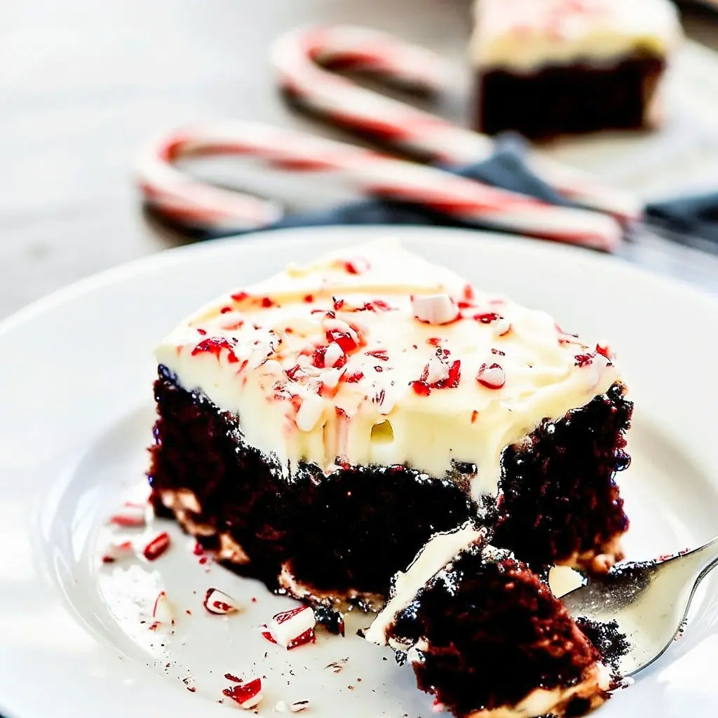 Cheesecake Cake with chocolate layers and creamy cheesecake swirls, frosted with Delicious Cream and crushed candy canes, displayed as a festive Christmas Cake alongside other Holiday Desserts, ideal for Christmas Cooking, Holiday Baking, and fans of Delicious Cake Recipes, Christmas Food Desserts, and Banana Chocolate Chip treats.