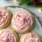 Soft frosted peppermint cookies topped with crushed candy canes, inspired by Peppermint Cream Cheese Cookies, decorated with Peppermint Icing For Cookies, and perfect for Peppermint Baking; a festive Peppermint Sugar Cookies Recipe that echoes the coziness of Peppermint Sour Cream Cookies and the richness of Peppermint Cheesecake Cookies, creating a joyful Peppermint Cookies Recipe full of bright Christmas Cookie Flavors for any holiday Christmas Cookies Recipe spread.