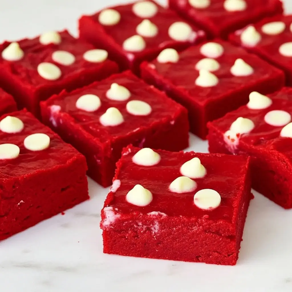 Healthy Red Velvet Recipes featuring dense red velvet cream cheese protein brownies sliced into squares, shown alongside Protein Bakes and festive Valentines Protein Treats, styled near Red Velvet Protein Balls, macro-friendly Protien Deserts, classic Red Velvet Protein, chewy Red Velvet Protein Bars, a creamy Red Velvet Protein Shake, and indulgent yet balanced Protein Sweets on a dessert table.