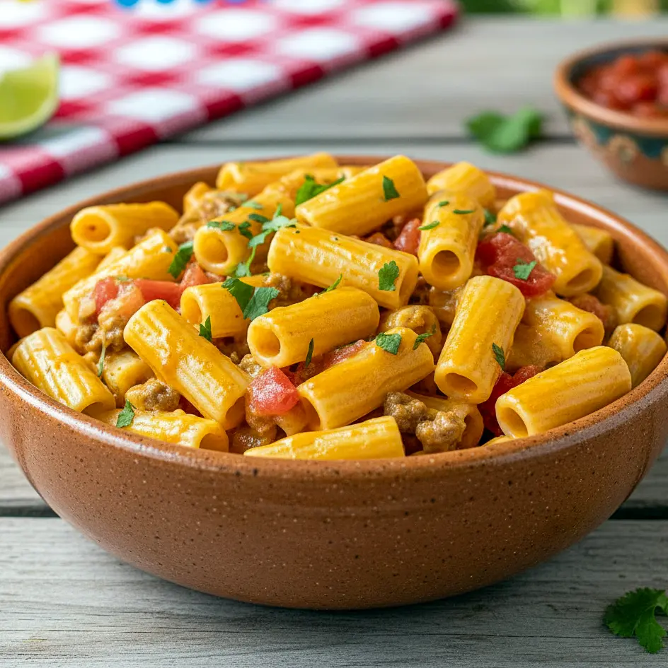 Packed Supper Ideas featuring Cheesy Rotel Pasta Fiesta, a creamy Tex-Mex pasta dish ideal for Simple Meals For A Crowd and cozy Fun Family Dinner Recipes everyone loves.