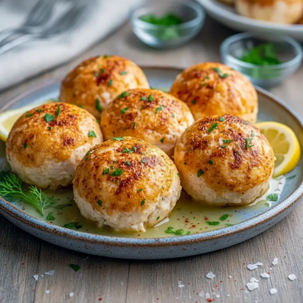 This Yummy Seafood appetizer shows lobster and crab butter bombs sliced into rounds, highlighting one of the most irresistible Delicious Seafood Recipes for easy entertaining and elegant Crab Dishes lovers crave.