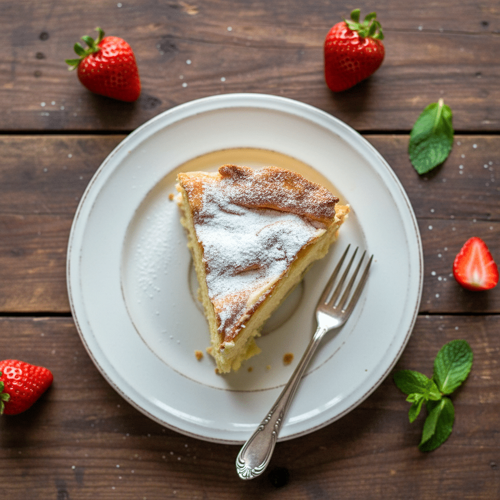 Stunning Carpathian Cream Cake with airy choux pastry and creamy filling, a beautiful example of Polish Baking Recipes inspired by traditional mountain-style desserts.