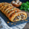Write a short description and image alt text for Pinterest for my pin titled: Addictive Savory Mushroom Puff Pastry – Creamy Gruyère Stuffed Braid It Must contain at least one of the keyword below and bold each word you used, the first keyword must always be used for the pinterest description and the alt image text, Use the first keyword on the first sentence but not necessarily the first word: Savory Mushroom Puff Pastry Pastry Puff Dinner Recipes Stuffed Puff Pastry Garlic Mushroom Puff Pastry Mushroom Puff Pastry Recipes Mushroom Puff Pastry Creamy Mushroom Puff Pastry Braid Mushroom Puff Pastry Dish Mushrooms Puff Pastry