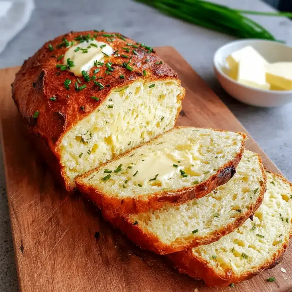 Freshly sliced Cottage Cheese Bread Recipe loaf with a golden crust and tender interior, showcasing a protein-packed Easy Healthy Bread ideal for low-carb sandwiches and toasting.