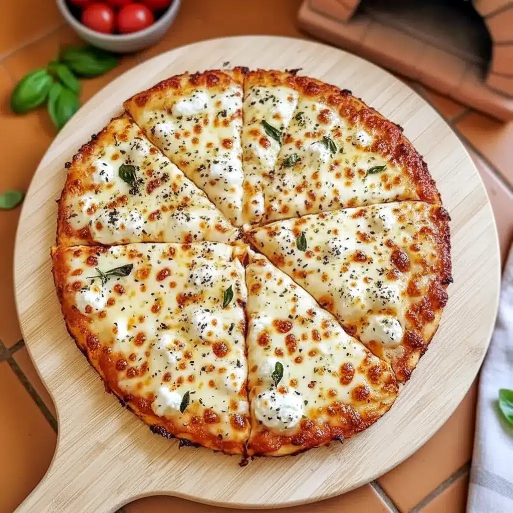 This Pizza Cottage Cheese base features a golden, baked Low Carb Pizza Crust topped with melted cheese and fresh toppings, showcasing a high-protein Cottage Cheese Crust perfect for healthy homemade pizza.