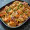 Golden baked Bang Bang Salmon topped with creamy sweet chili sauce and garnished with green onions, served as a vibrant Fish Dinner and flavorful addition to your favorite Seafood Dishes and Fish Recipes Healthy collection.