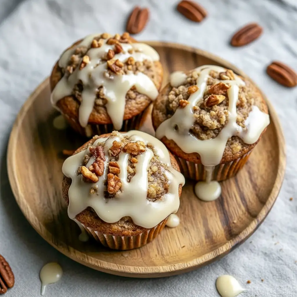 Freshly baked Cinnamon Roll Protein Muffins served warm, a perfect Protein Sweet Breakfast and Protein Breakfast Quick option ideal for Clean Muffin Recipes and Healthy High Protein Baked Goods.