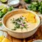 Creamy Cottage Cheese Queso topped with jalapeños and cilantro, served as a flavorful Southwest Queso and healthy Cottage Cheese Cheese Dip for taco night.