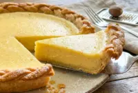 Freshly baked Marlborough Pie with creamy apple custard filling and flaky crust, inspired by vintage Classic Pie Recipes and authentic Recipes From 1800s.