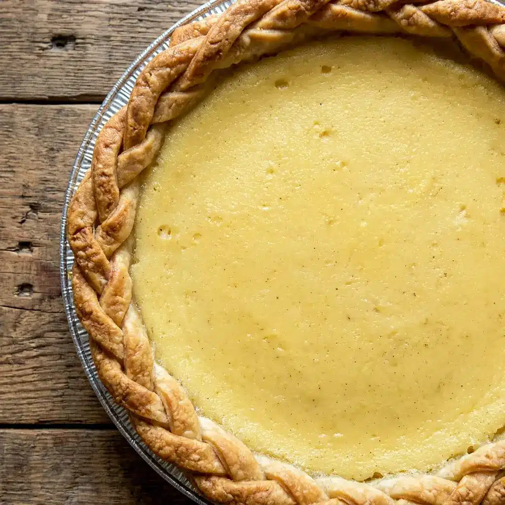 Freshly baked Marlborough Pie with creamy apple custard filling and flaky crust, inspired by vintage Classic Pie Recipes and authentic Recipes From 1800s.