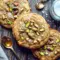 Freshly baked Salted Honey Pistachio Cookies with golden edges and nutty crunch, inspired by Pistachio Flavored Cookies and rich Pistachio Dessert Recipes.
