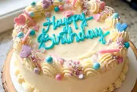 Copycat Costco Vanilla Cake with Signature Costco Icing Recipe1 Freshly decorated Costco Vanilla Cake with smooth Costco Icing Recipe, fluffy layers, and bakery-style frosting, perfect as a Cake Recipe Birthday centerpiece and one of the best Top Rated Cakes for celebrations.