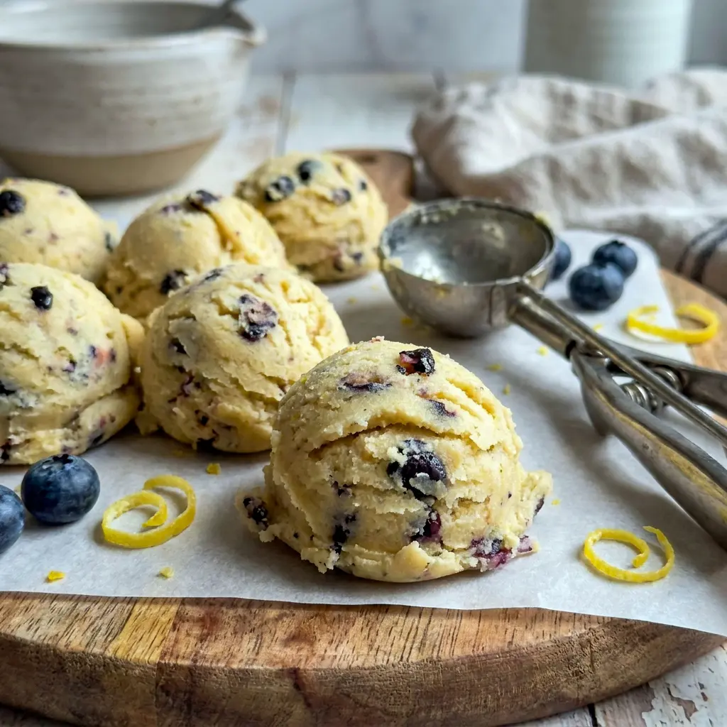 A close-up of Lemon Blueberry Cookies shows why they are such Really Good Cookies with a chewy, bakery-style texture.