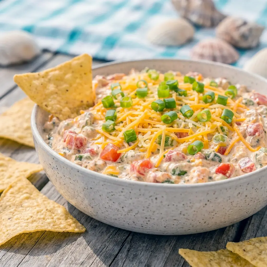 Boat Dip with a bold, creamy texture and crunchy chips, a fun choice for Layer Dips For Parties and sharing.