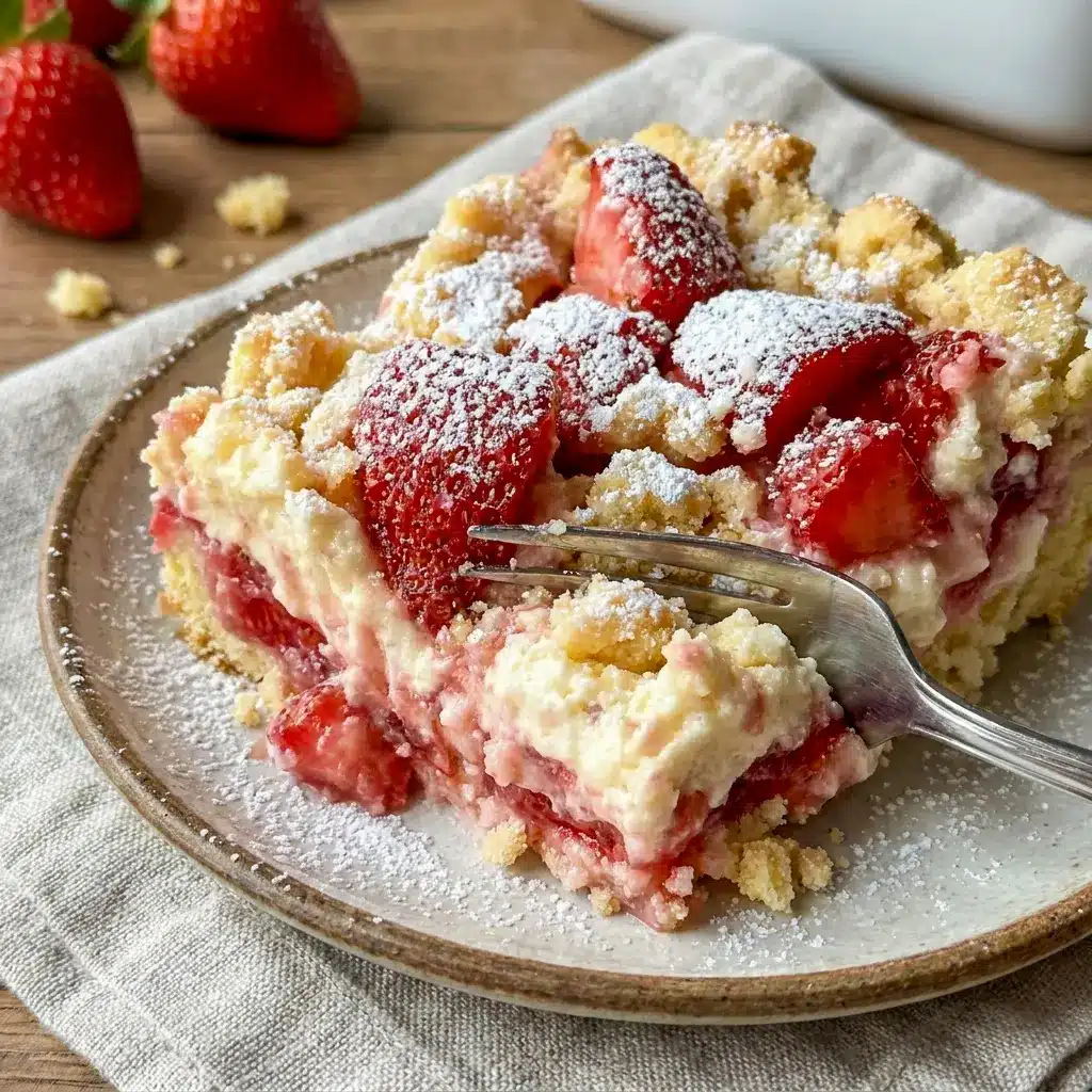 Strawberry Cheesecake Dump Cake is a crowd-pleasing choice for Great Desserts For A Party and casual gatherings.