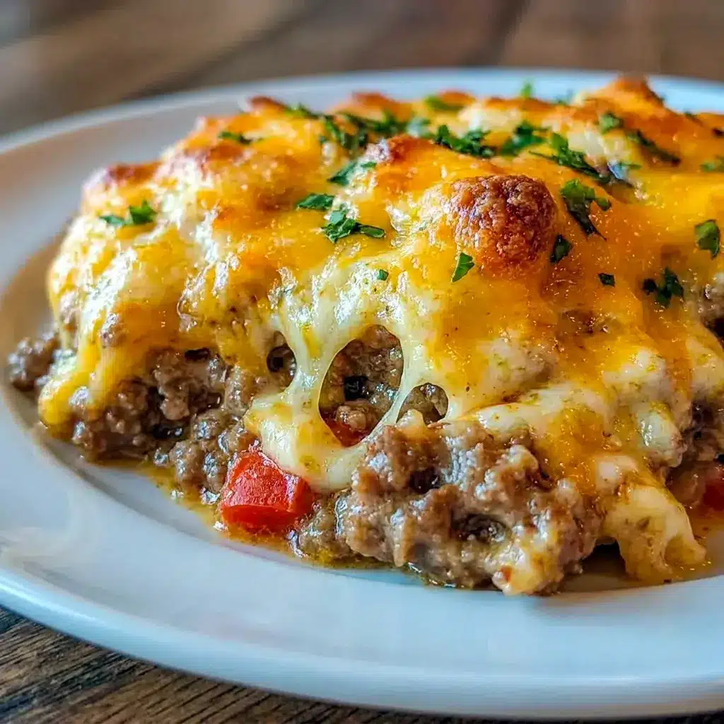 Cheddar Bay Hamburger Casserole is one of those Recipes That Use Hamburger that feels filling, easy, and family-friendly.
