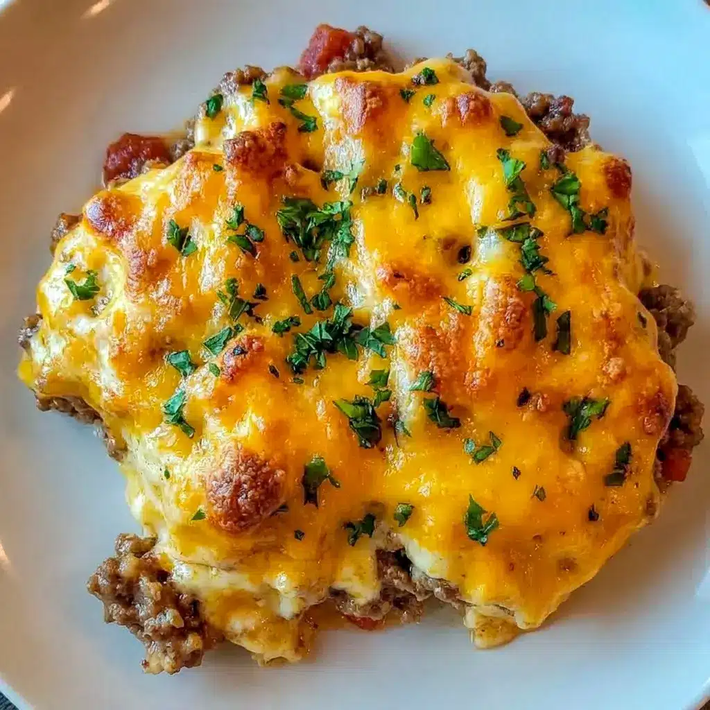 Cheddar Bay Hamburger Casserole works well for Easy Dinner Recipes For 6 when you need a crowd-pleasing main dish.