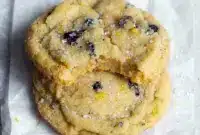 Freshly baked Lemon Blueberry Cookies make a sweet choice for Treat Ideas For Coworkers with bright citrus flavor and chewy centers.