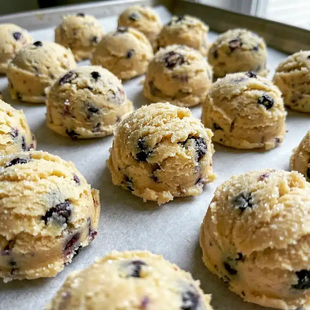 Warm Lemon Blueberry Cookies on a dessert tray make one of the easiest Fast Dessert Ideas for sharing with family or friends.