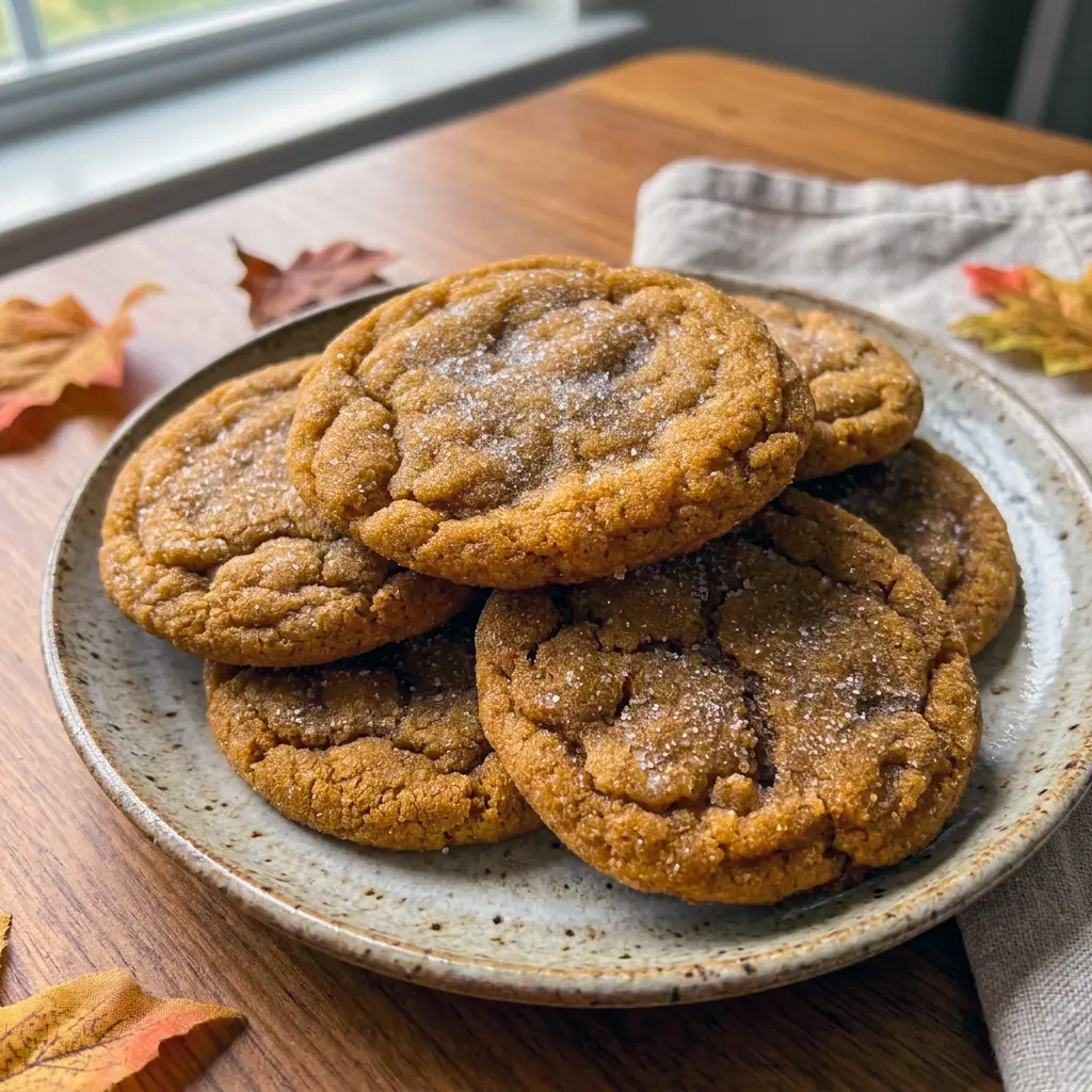 Fresh from the oven, these Brown Butter Maple Pumpkin Cookies make irresistible Homemade Fall Cookies with rich brown butter and sweet maple flavor.