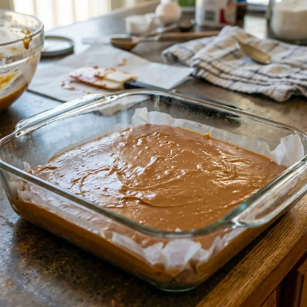 Sliced into small bites, this Copycat Butterbeer Fudge is a perfect addition to a table of Harry Potter Birthday Food Ideas.