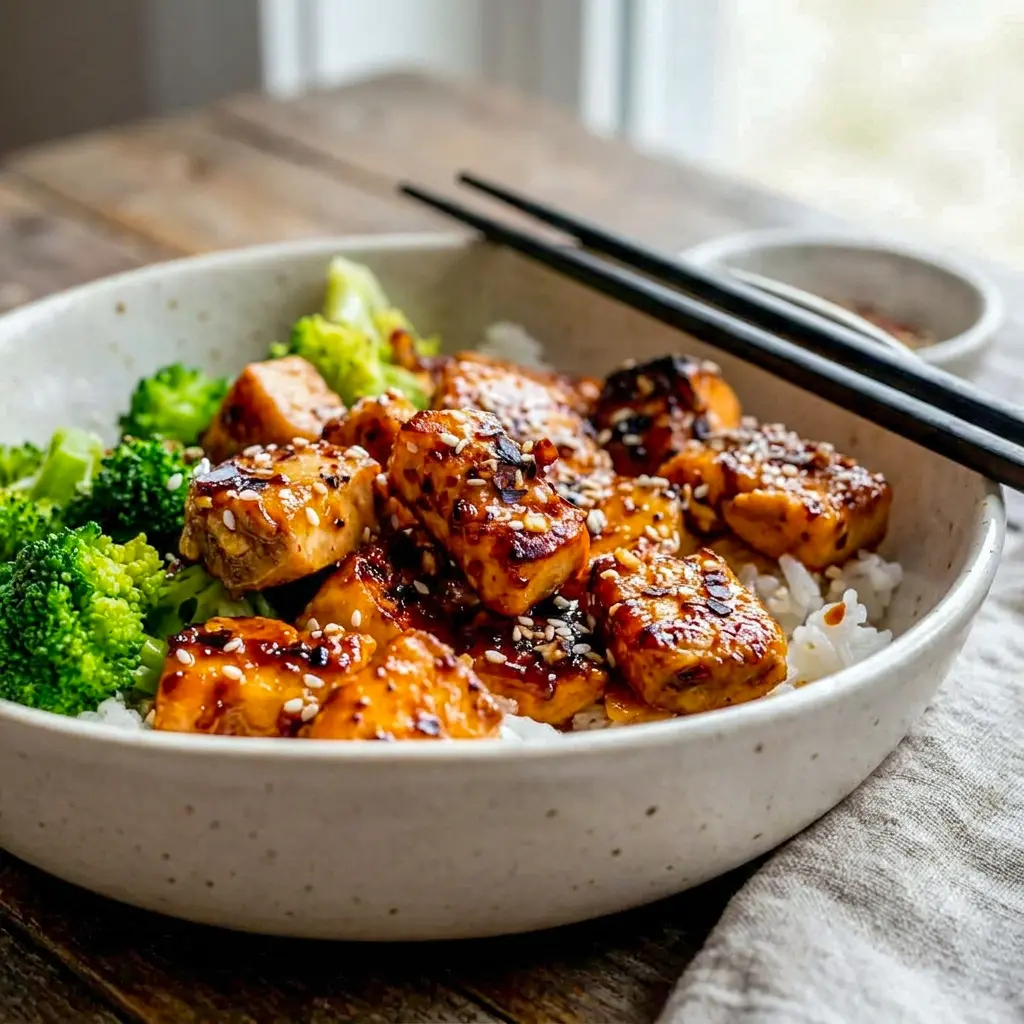 Ready in 30 minutes, these Crispy Orange Salmon Bowls are one of the easiest Easy Orange Salmon Recipe options around.