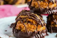 Samoa Truffles – One of the Fastest Desserts to Make (No Bake!) Chewy coconut and rich caramel come together in these Samoa Truffles, made from a simple Samoa Truffle Recipe you'll want to keep on repeat.
