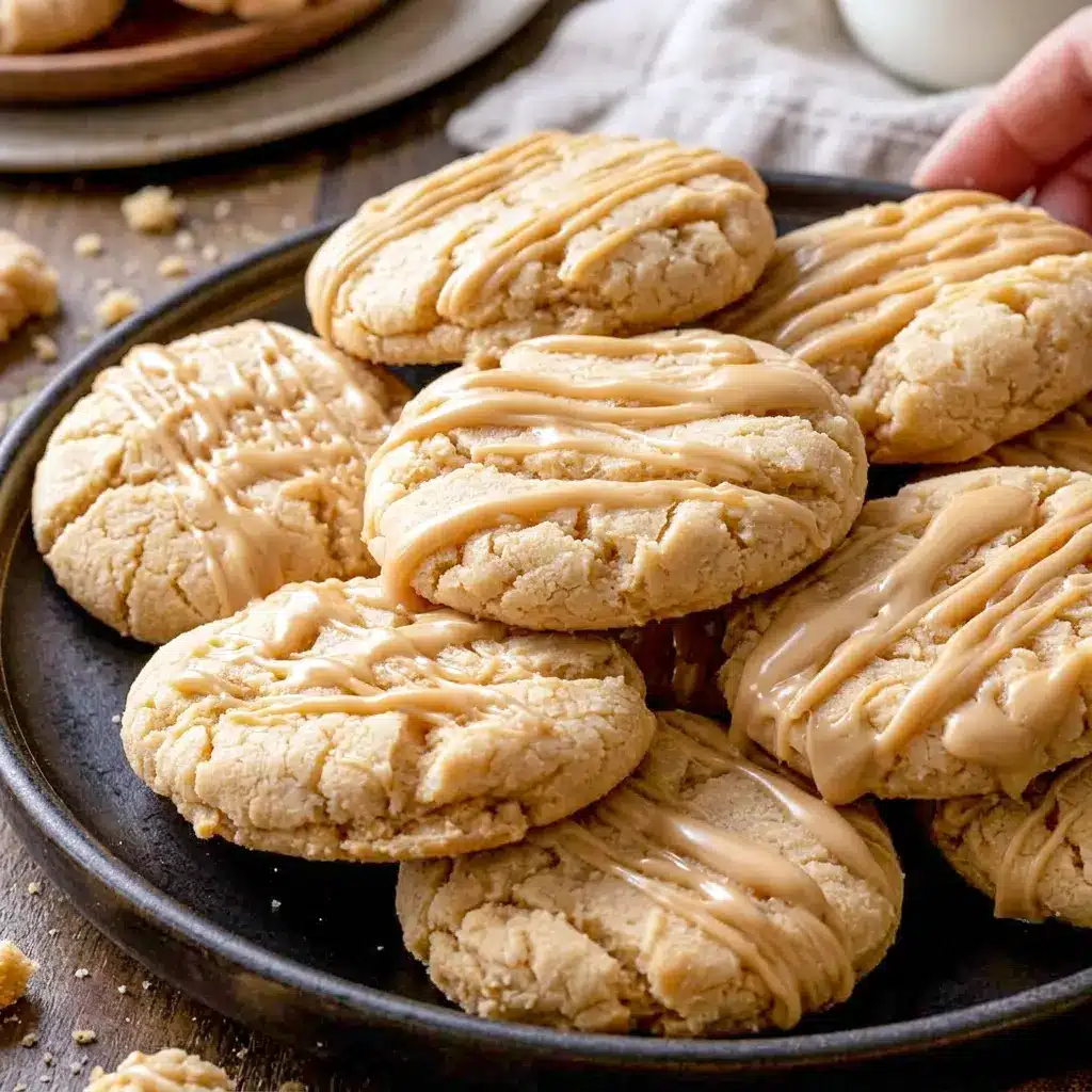 A rustic board with Soft Maple Sugar Cookies next to a mug of coffee, an easy Food To Make for chilly fall afternoons.