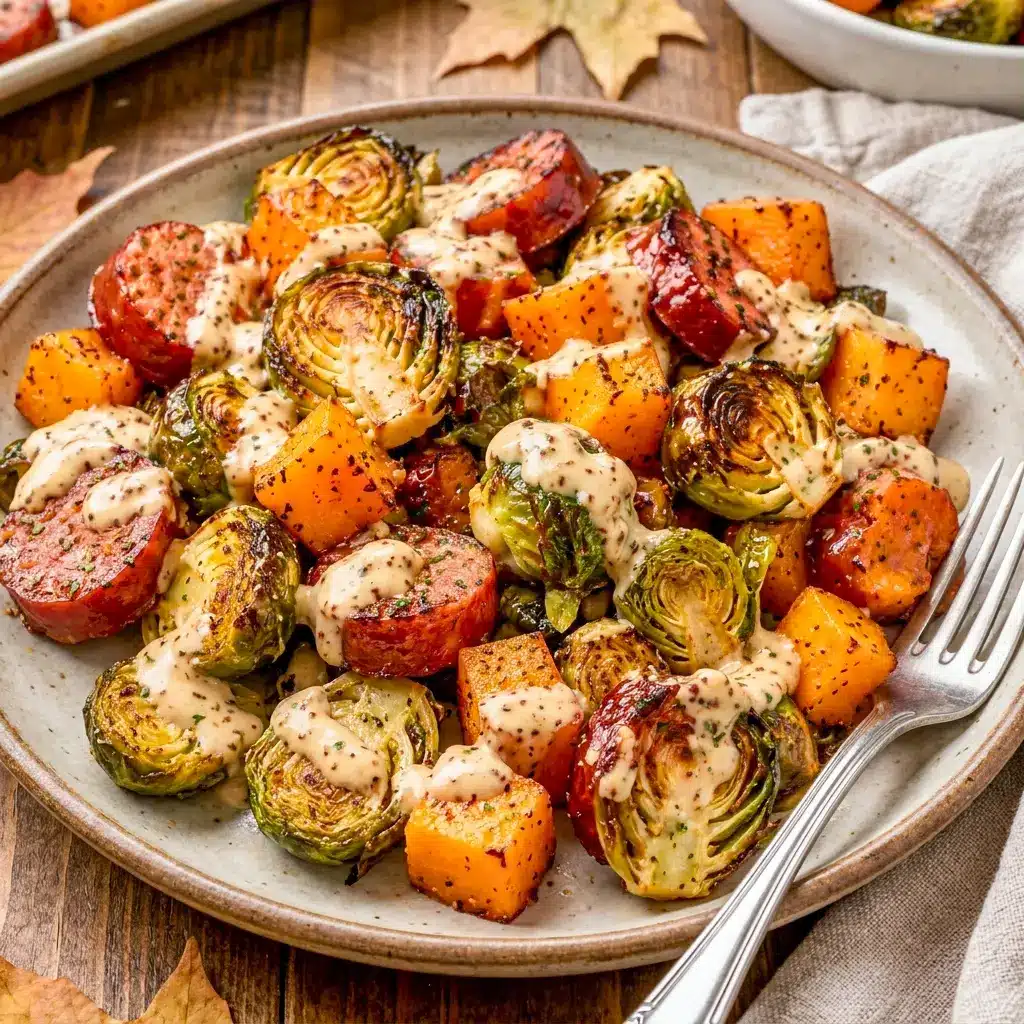Made with chicken sausage, this Easy Sheet Pan Fall Dinner doubles as one of the fastest Quick Chicken Recipes for busy weeknights.
