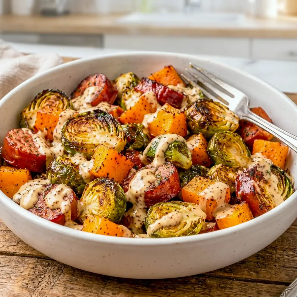 Roasted until golden on a single pan, this Easy Sheet Pan Fall Dinner gives you the cozy payoff of Comfort Casseroles with far less work.